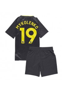 Everton Vitaliy Mykolenko #19 Babytruitje Uit tenue Kind 2024-25 Korte Mouw (+ Korte broeken)